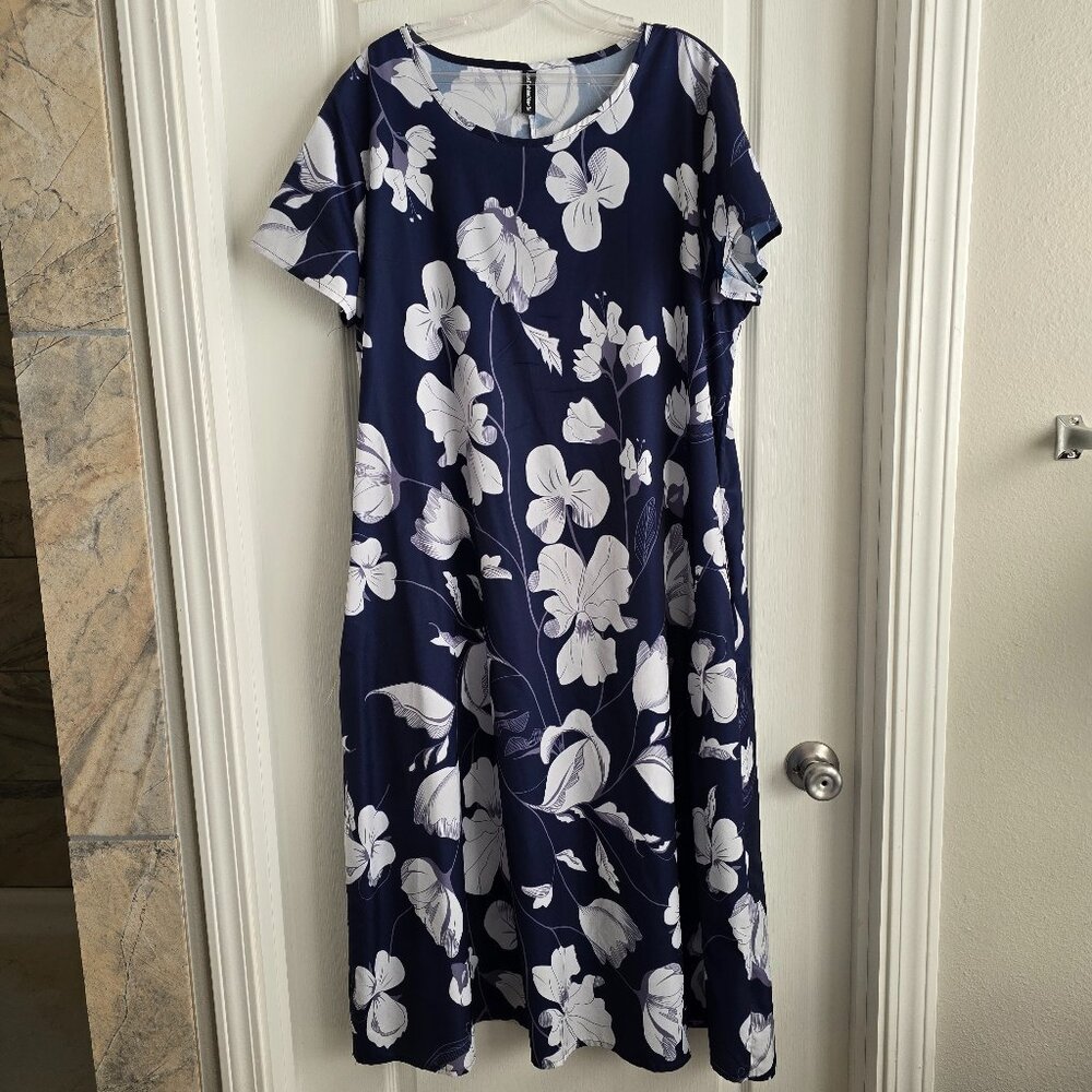 Women's Cap Sleeve Maxi Dress